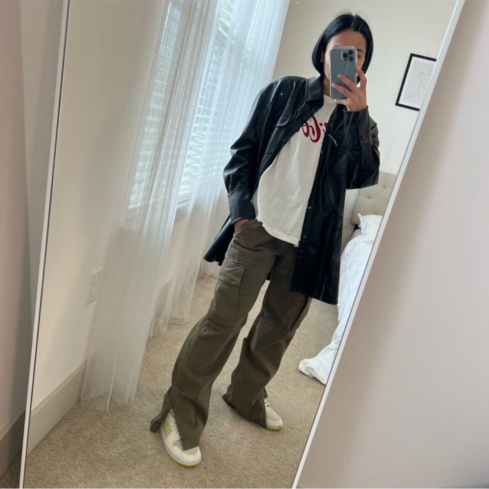 Zara Olive Green Women's Cargo Pants